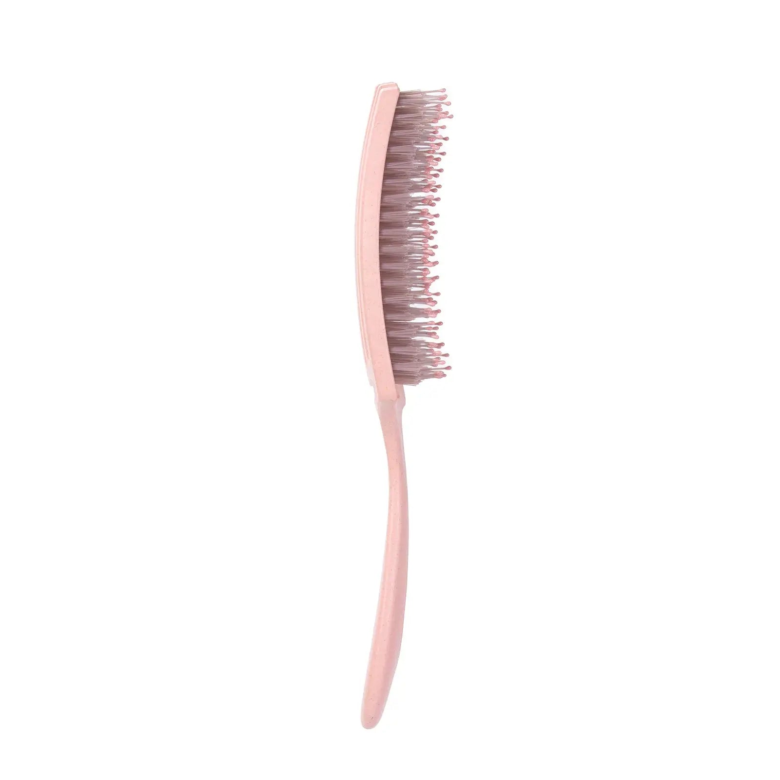 TYMO Bristle Brush for Hair Styling - Pink Hair Brush for Smoothing & Detangling - Perfect for Home, Salon & Travel Use
