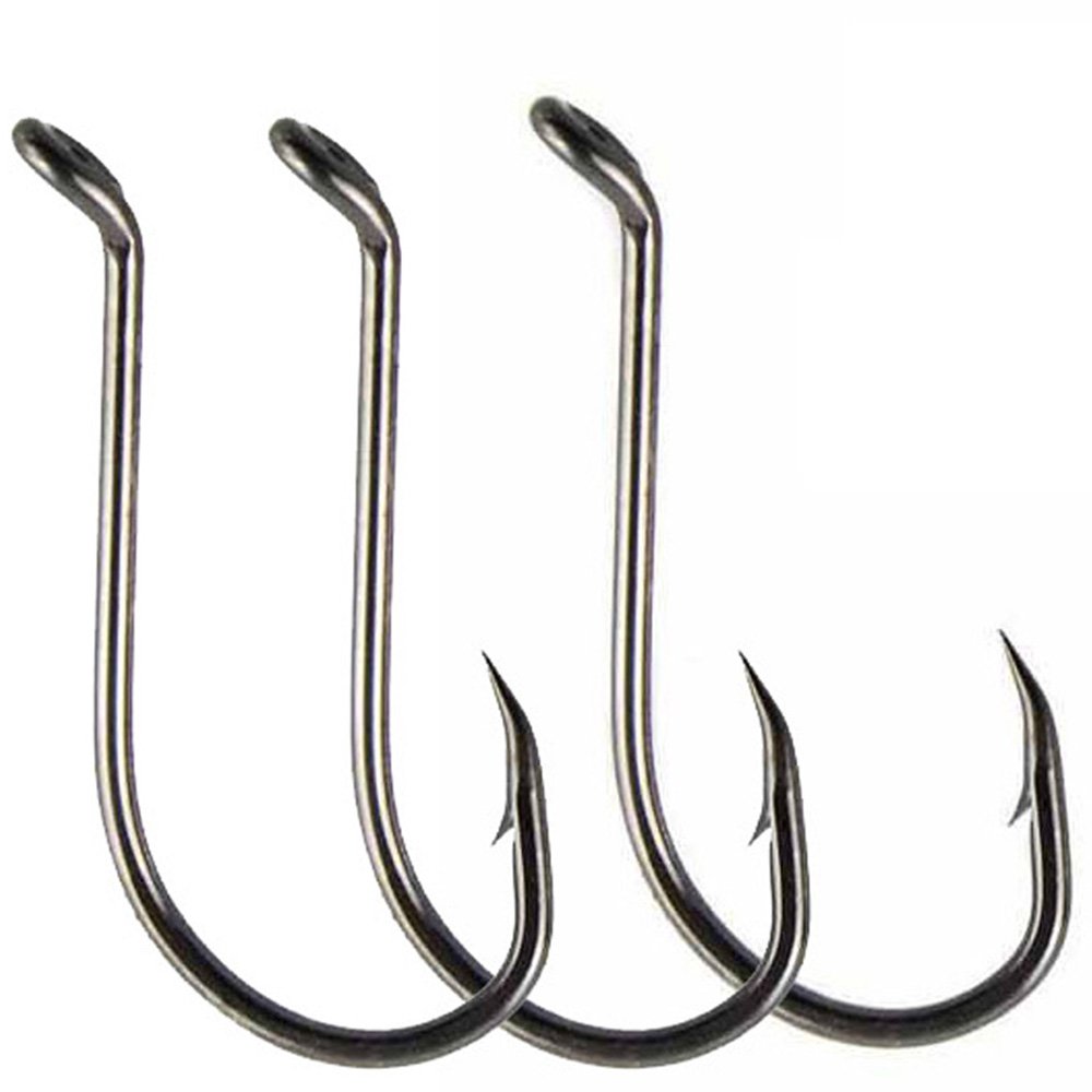 100pcs Octopus Fishing Hooks - High Carbon Steel Circle Hooks for Bass & Trout - Saltwater & Freshwater Use