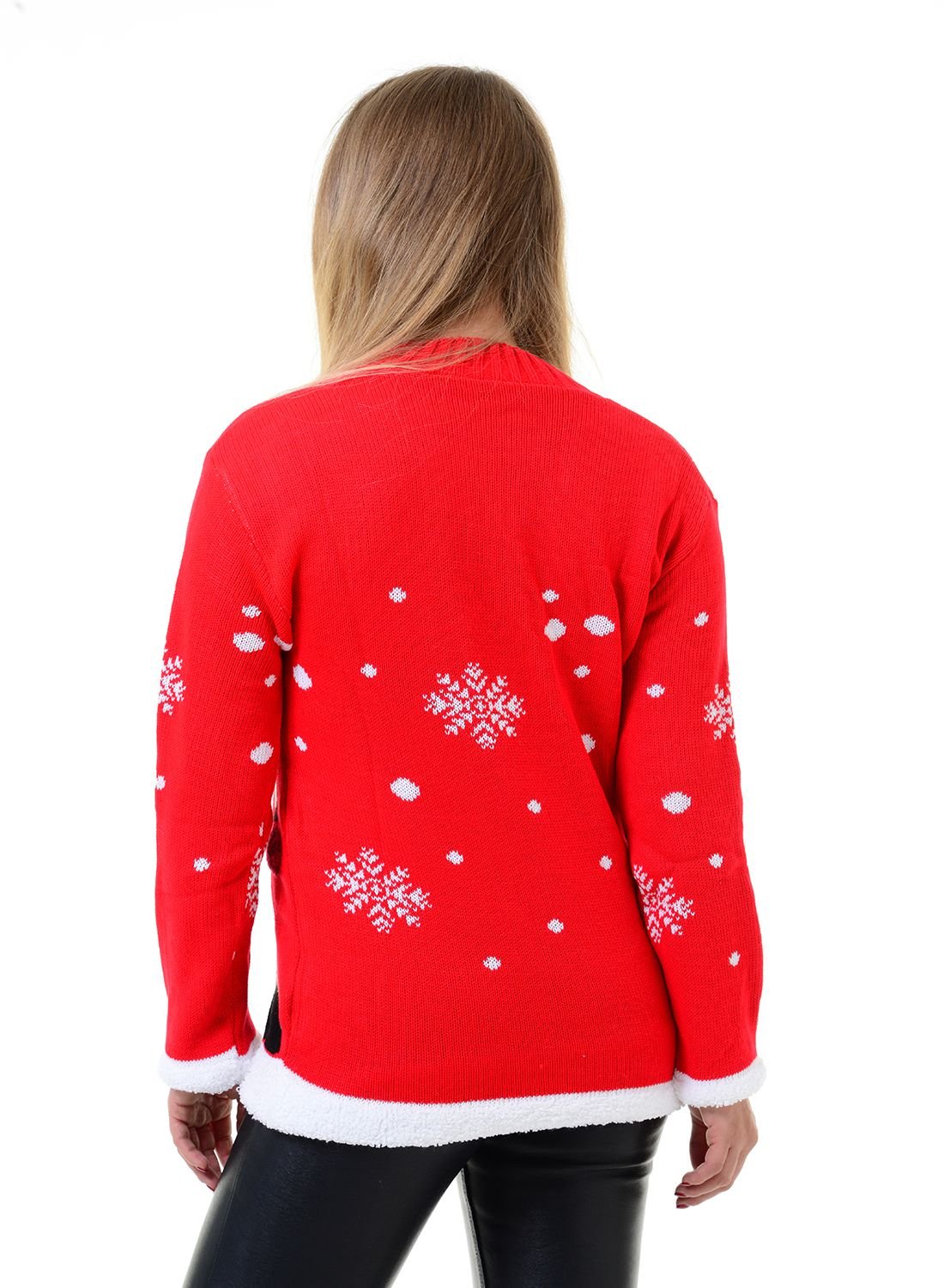 Festive Christmas Sweaters for Men & Women - Rudolph Reindeer, Bambi, Snowflake & Pom Pom Designs - Perfect for Holiday Parties, Family Gatherings & Cozy Winter Nights