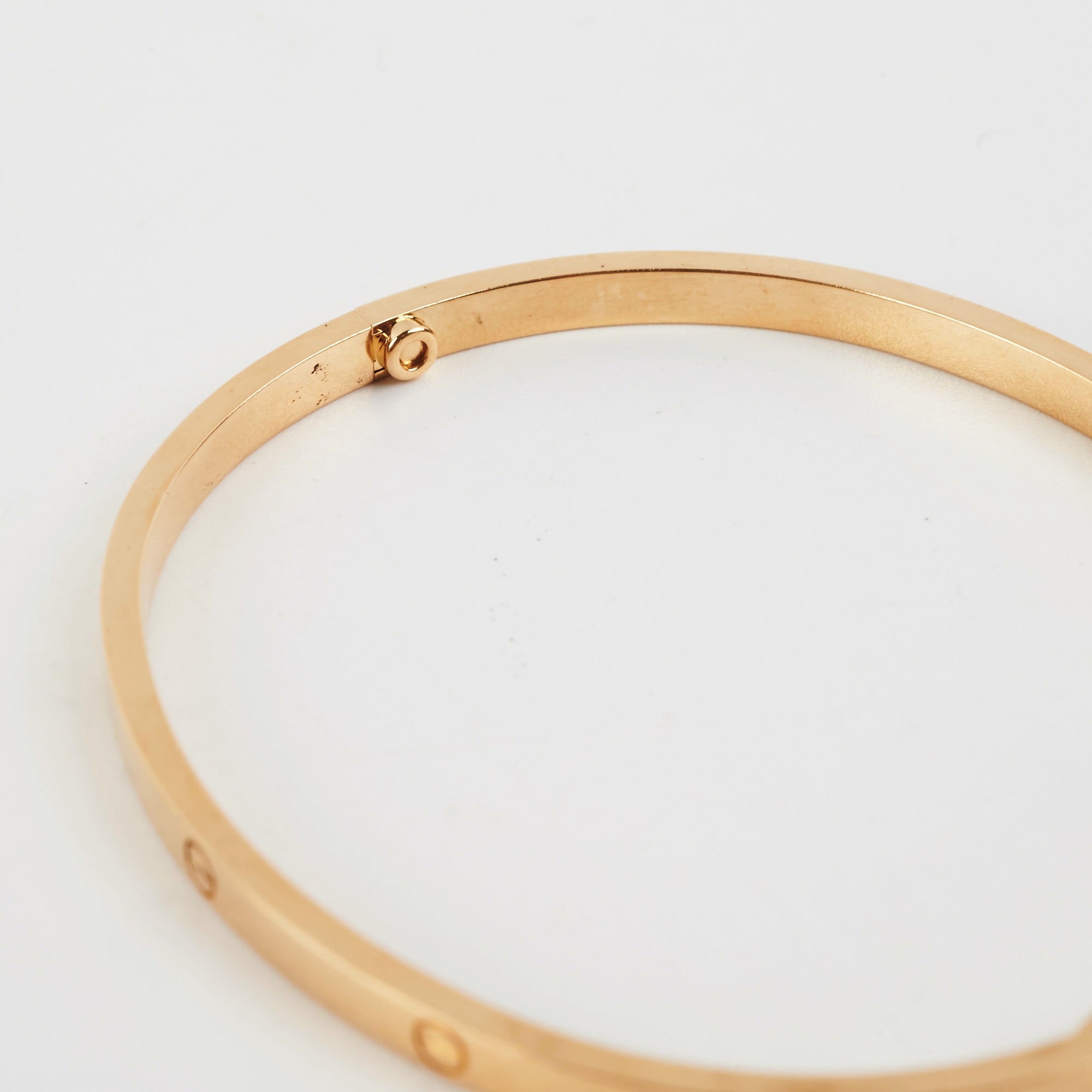 Cartier Small Love Bracelet 18K Gold - Size 19 - Luxury Jewelry Gift for Women, Anniversary & Valentine's Day - Perfect for Everyday Wear & Special Occasions