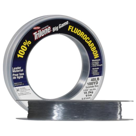 Berkley Trilene Big Game Fluorocarbon Leader Line - High Strength, Low Visibility Fishing Line for Saltwater & Freshwater - Perfect for Bass, Walleye, and Catfish Fishing