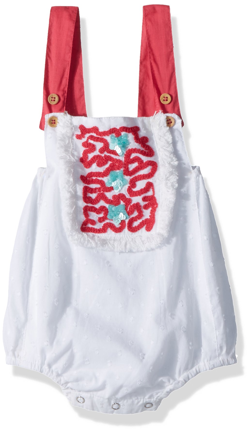 Adorable Baby Girls' White Beach One-Piece Swimsuit - Perfect for Summer Vacations & Pool Parties