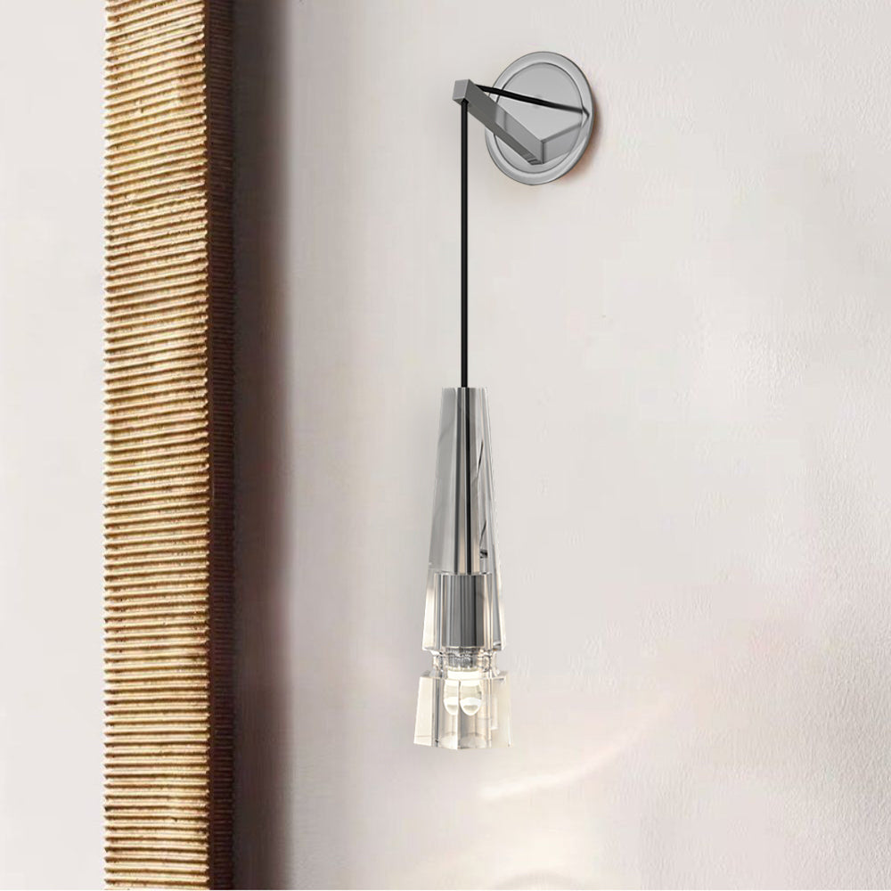 Chamonix Wall Sconce Light Fixture - Modern & Elegant Home Decor for Living Room, Bedroom, or Hallway Lighting