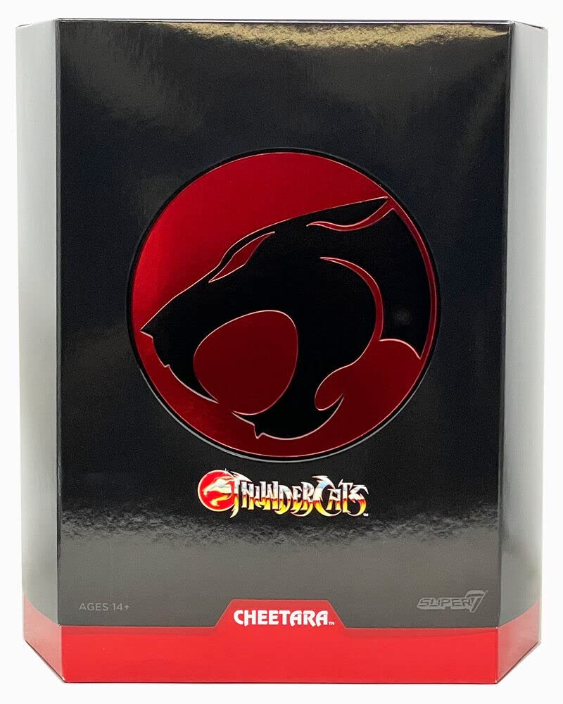 Super7 Thundercats Cheetara The Super Speedy Ultimates Action Figure - 7-Inch Collectible Toy with 5 Accessories - Perfect for Display, Gifts & Thundercats Fans (Multicolor)