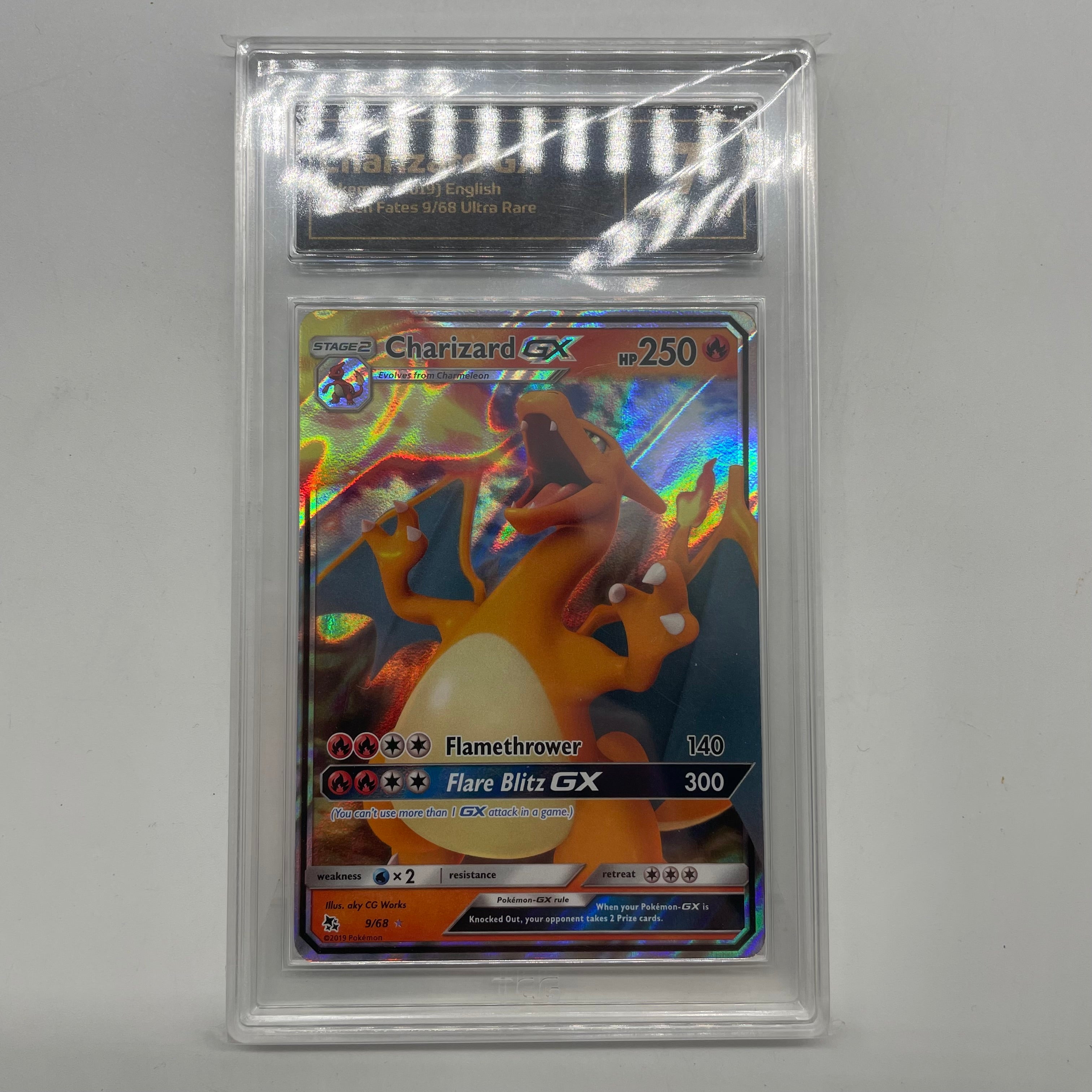 Charizard GX TCG 2019 Hidden Fates Ultra Rare PSA 7 Graded Pokémon Card - Collectible Trading Card for Battles & Display