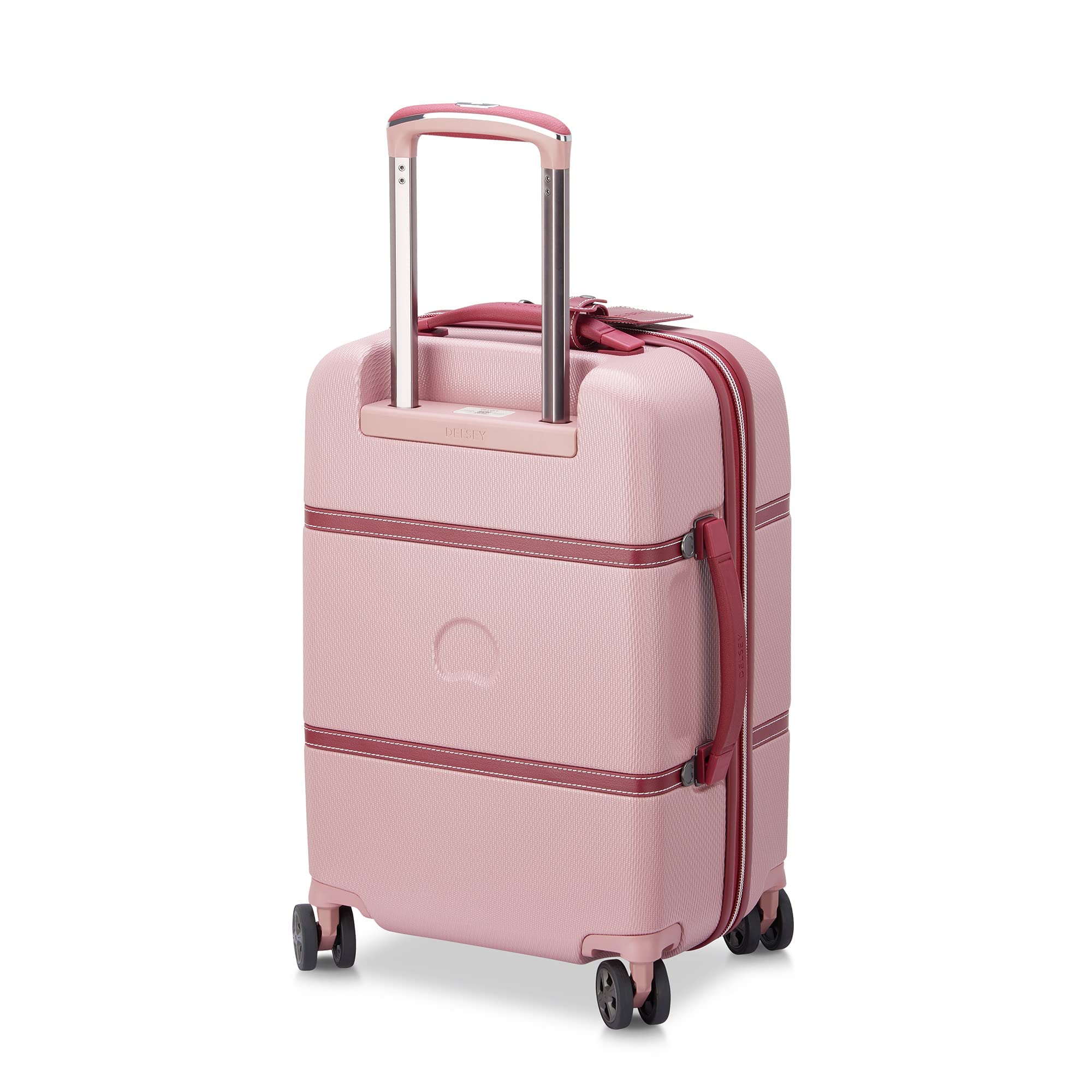 Delsey Paris Chatelet Air 2.0 Hardside Spinner Carry-On Luggage 19 Inch, Lightweight Pink Suitcase for Women & Men - Perfect for Air Travel, Business Trips & Weekend Getaways