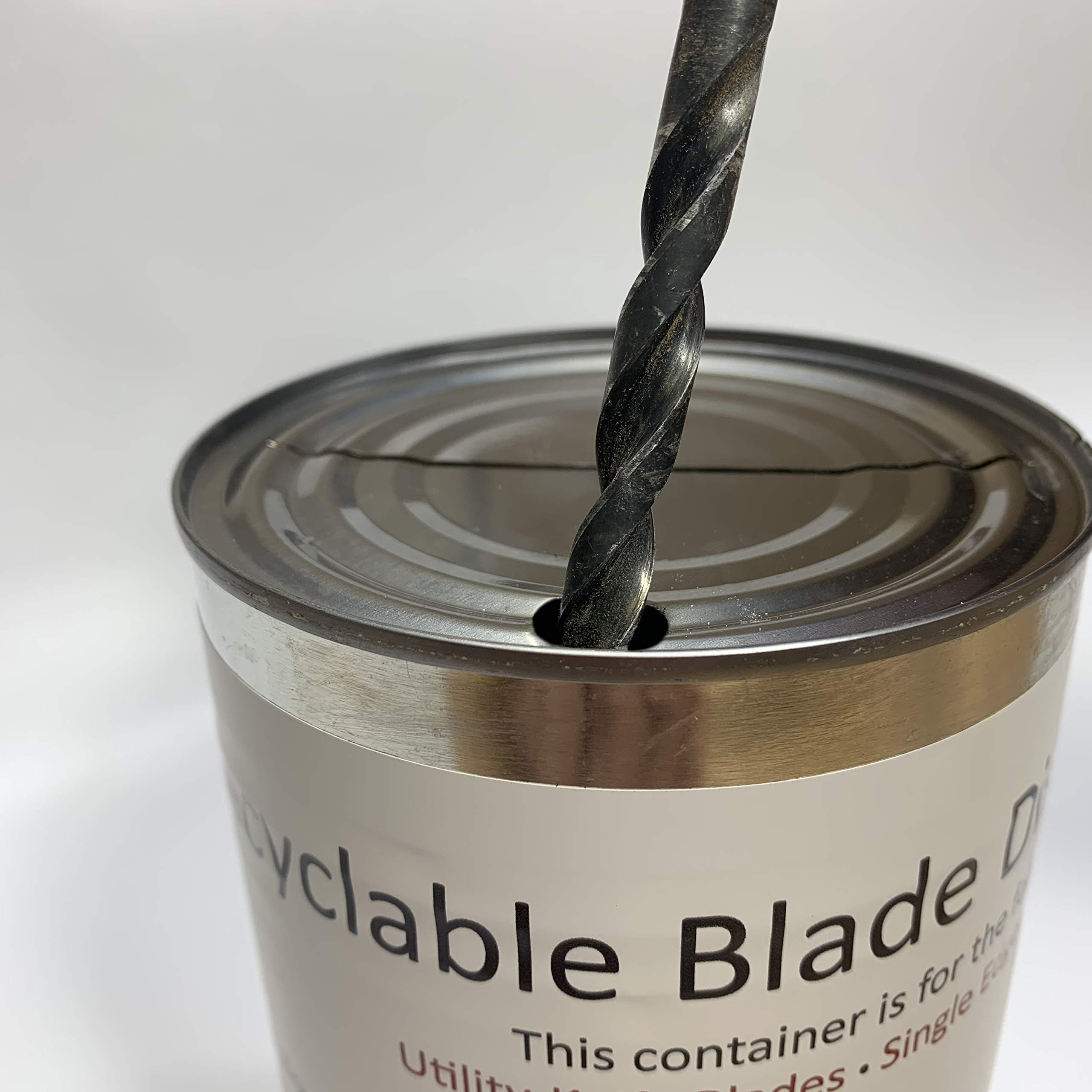 Recyclable Blade and Sharps Disposal Container - Safe Medical Waste Disposal for Needles, Razors & Sharp Objects | Ideal for Hospitals, Clinics & Home Use