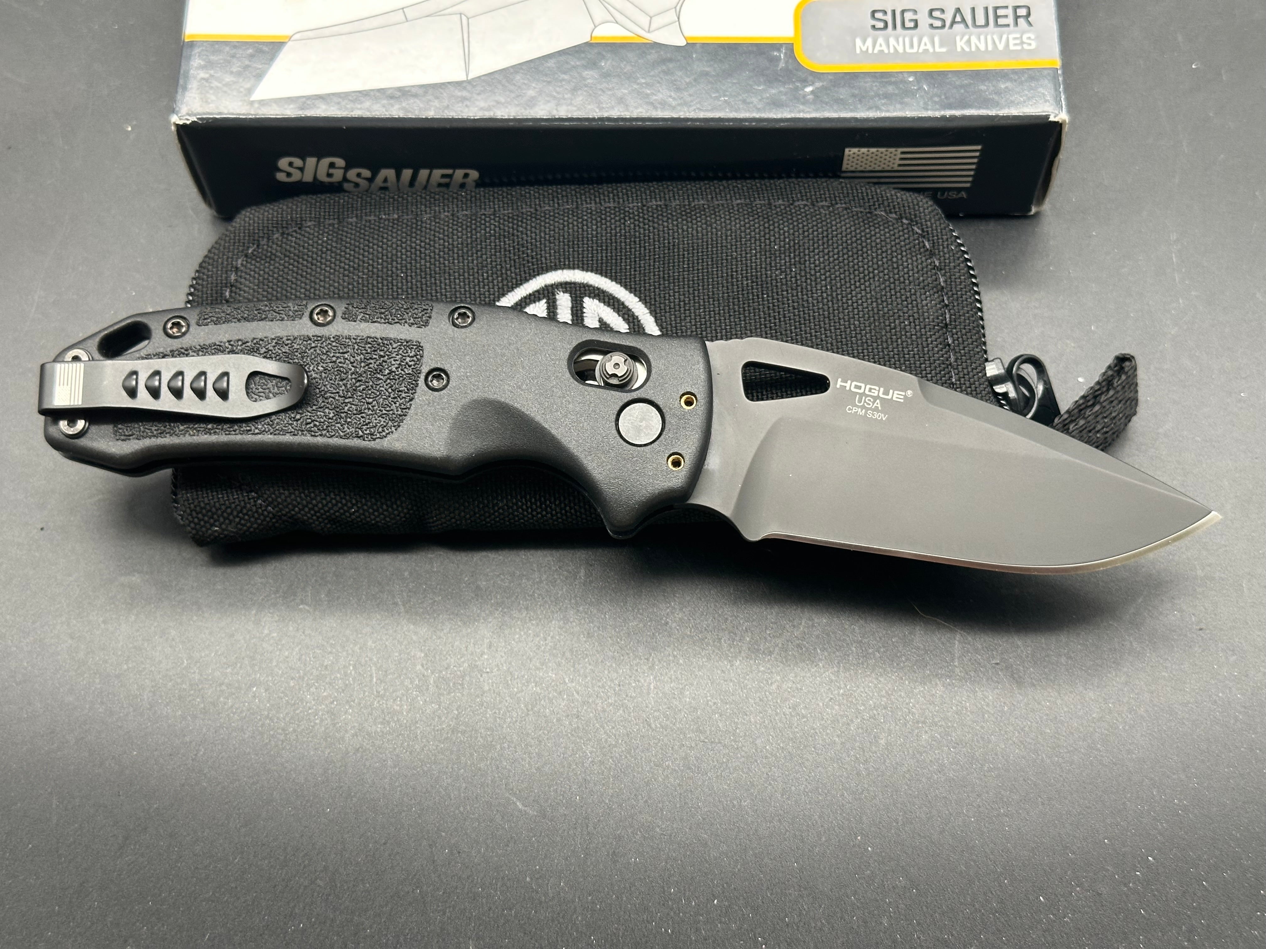 Hogue Sig Sauer K320 Knife - High-Quality Tactical Folding Knife for Outdoor, Hunting & EDC Use
