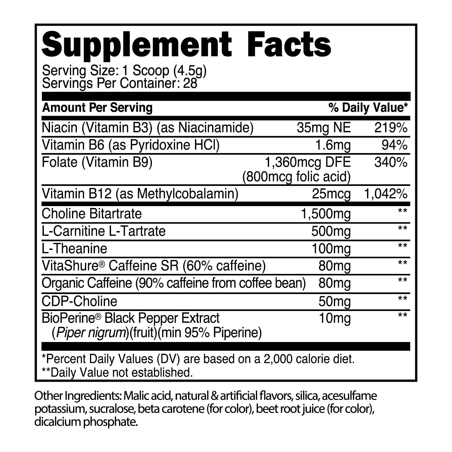 TransformHQ Everyday Boost Shot 28 Servings - Peach Mango Flavor | Non-GMO, Gluten-Free, Vegan Energy Supplement | Perfect for Workouts, Travel & Daily Energy Boost