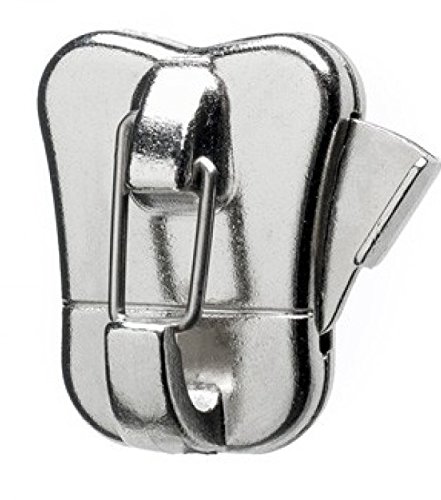 STAS Zipper Pro - Heavy Duty Picture Hanging Hooks for Artwork, 6 Pack - Secure Wall Mounting for Perlon Cords, Steel Cables & Wires - Perfect for Galleries, Museums & Home Decor