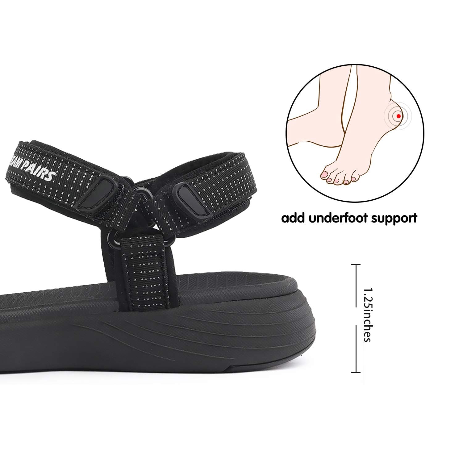 DREAM PAIRS Women's Sport Athletic Sandals - Lightweight Hiking Sandals for Outdoor Walking, Running & Travel - Perfect for Beach, Camping and Summer Adventures