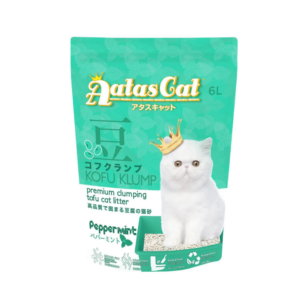 Premium Aatas Cat Litter - 6L Kofu Klump, 7L Krisp Klump Paper & 10L Kuick Klump Bentonite | Odor Control, Super Absorbent & Hygienic | Ideal for Multi-Cat Homes & Small Apartments