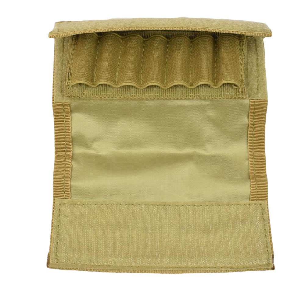 Adjustable Tactical Rifle Buttstock Cheek Rest with Shell Holder Pouch - Includes 7-Round Shell Holder for Hunting, Shooting & Outdoor Adventures - Perfect for Range Days, Hunting Trips & Tactical Training
