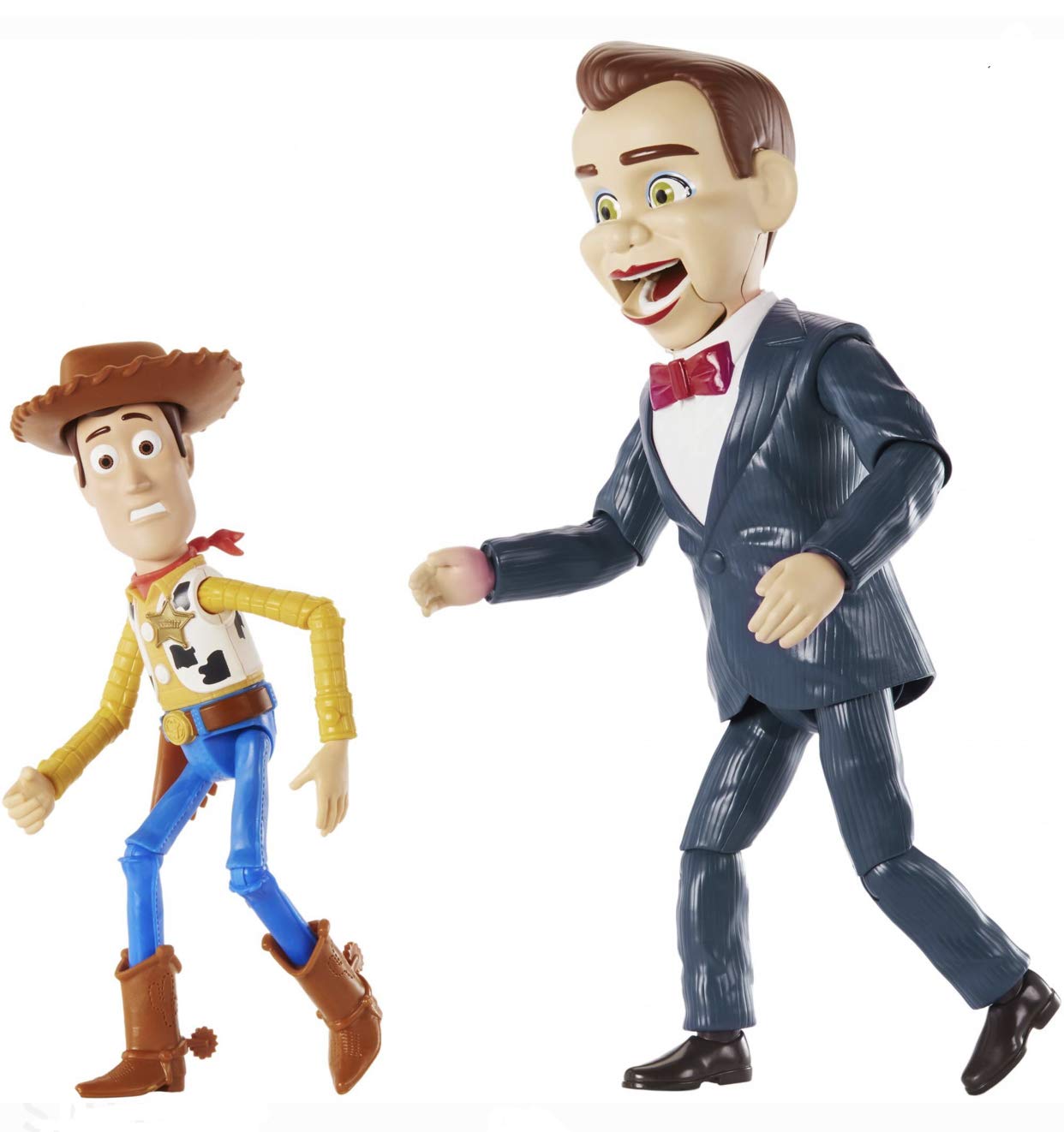 Pixar Disney Toy Story Benson & Woody Action Figure 2-Pack - Collectible Character Toys for Kids & Fans | Perfect for Playtime, Display & Gifts