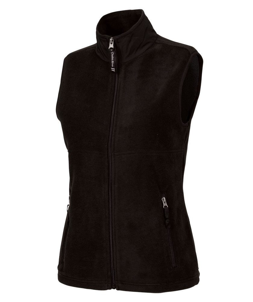 Charles River Apparel Women's Ridgeline Fleece Vest - Lightweight Warm Winter Outdoor Jacket for Hiking, Camping & Casual Wear