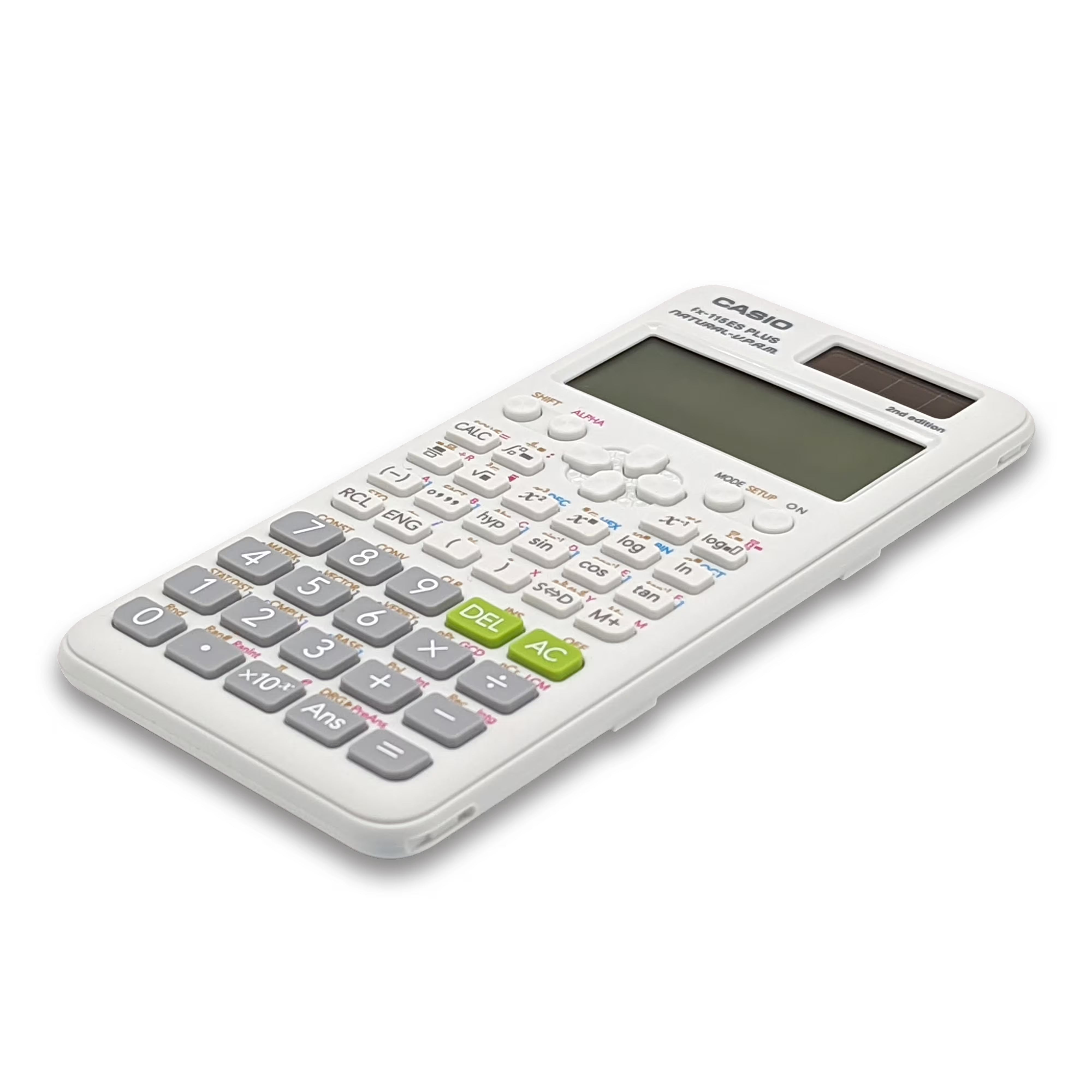 Casio FX-115ES PLUS 2nd Edition Scientific Calculator - Advanced Engineering & Graphing Functions with Hard Protective Case | Solar & Battery Dual Power | Auto Power Off | 4-Line Textbook Display - Perfect for College Students, Engineers & STEM Professionals