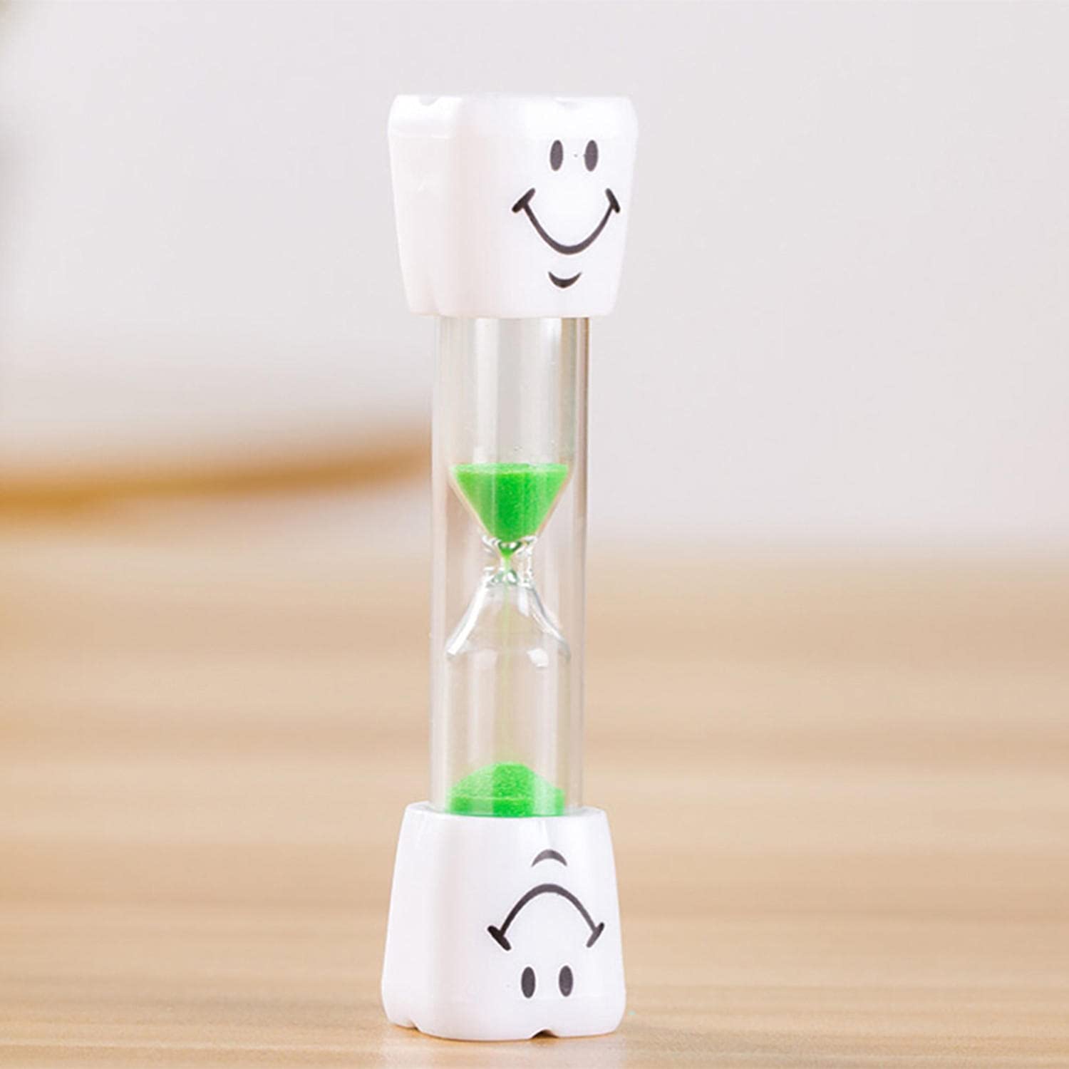 3 Minute Toothbrush Timer for Kids - Colorful Sand Timer with Smiley Face, Fun Teeth Brushing Timer for Children - Perfect for Bathroom, Classroom & Dental Office Use