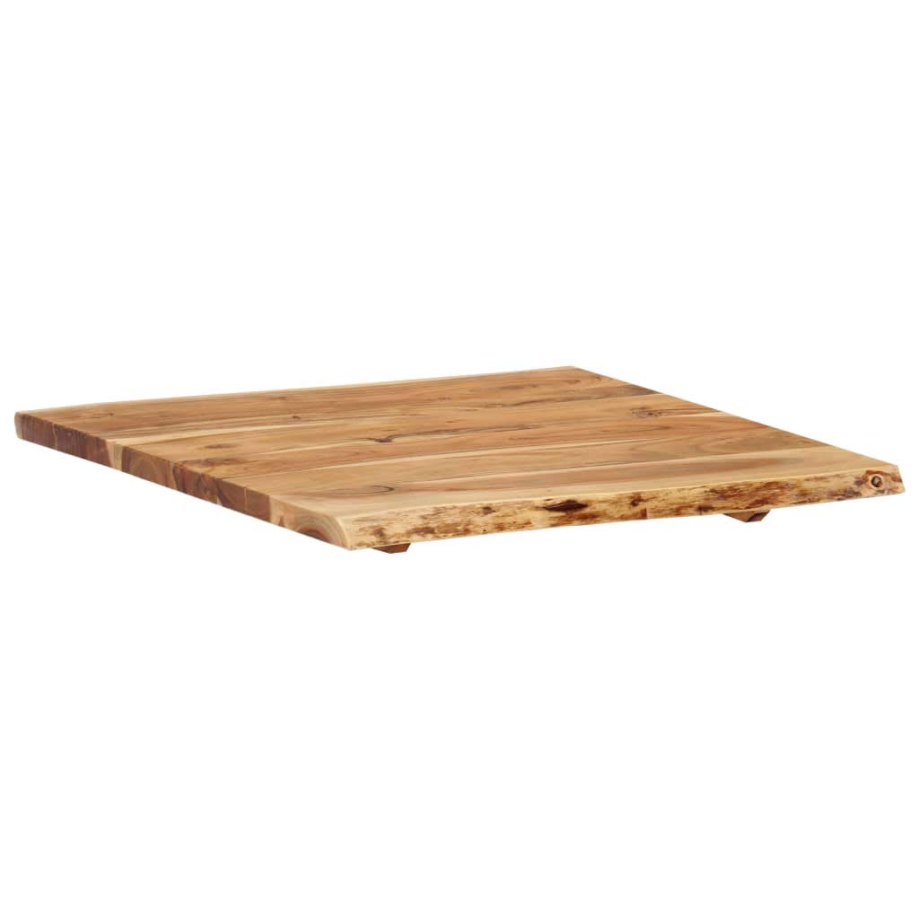 Solid Acacia Wood Live Edge Table Top 22.8