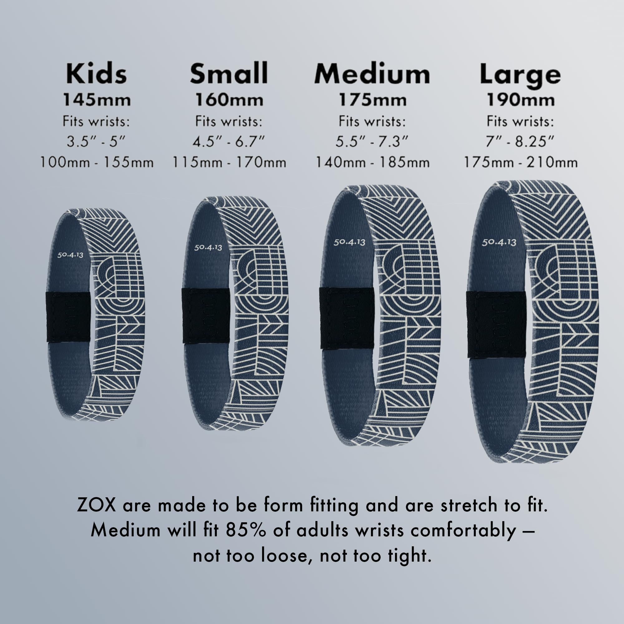 ZOX Stretchy Elastic Bracelets with Motivational Affirmations & Artwork – Unisex Wristband Gift for Men & Women of All Ages | Perfect for Daily Wear, Yoga, Meditation & Self-Expression