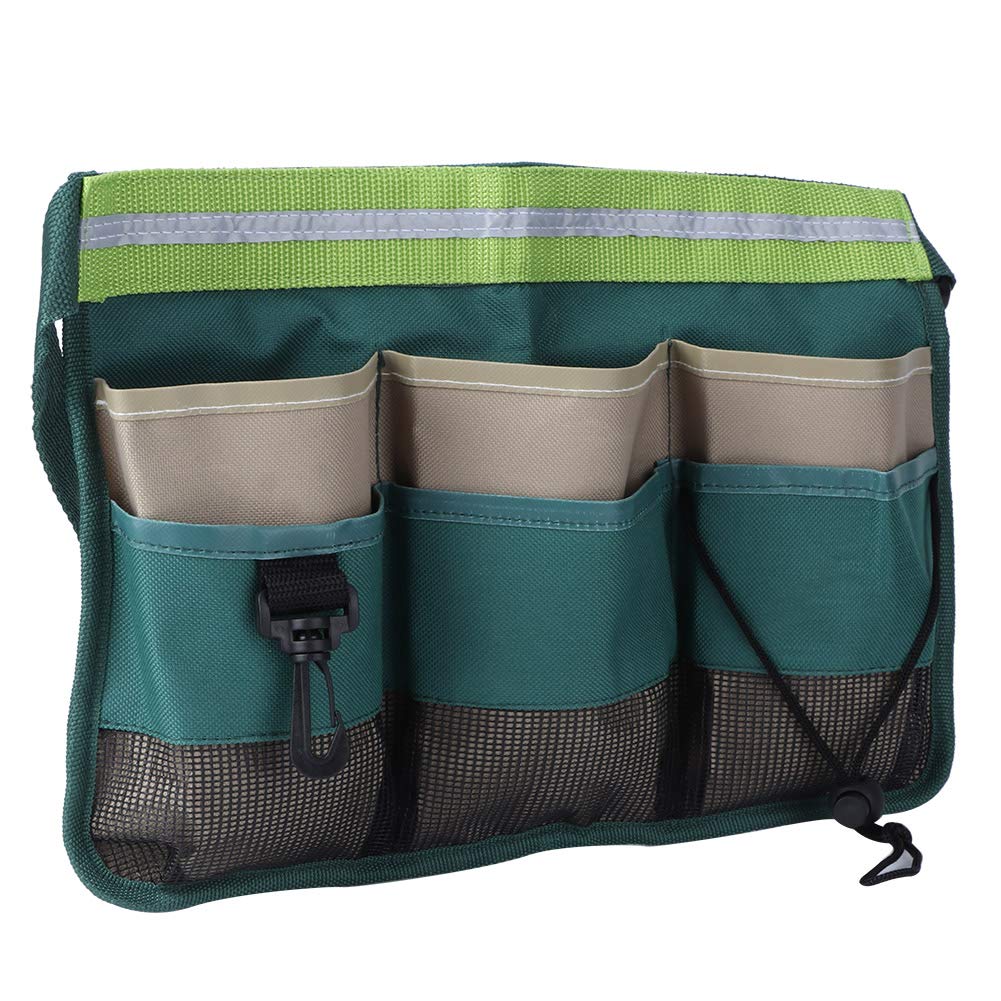 TOPCIN Multi-Pocket Garden Tools Storage Bag with Adjustable Waist Belt - Durable Hanging Pouch Organizer for Gardening Supplies - Perfect for Outdoor Planting, Landscaping & Yard Work