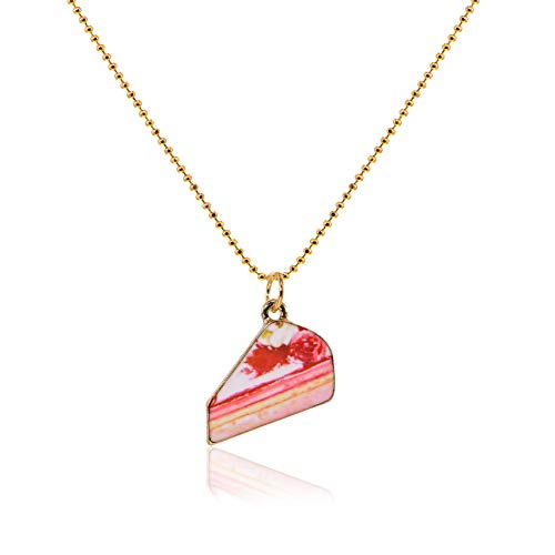 Strawberry Cake Necklace
