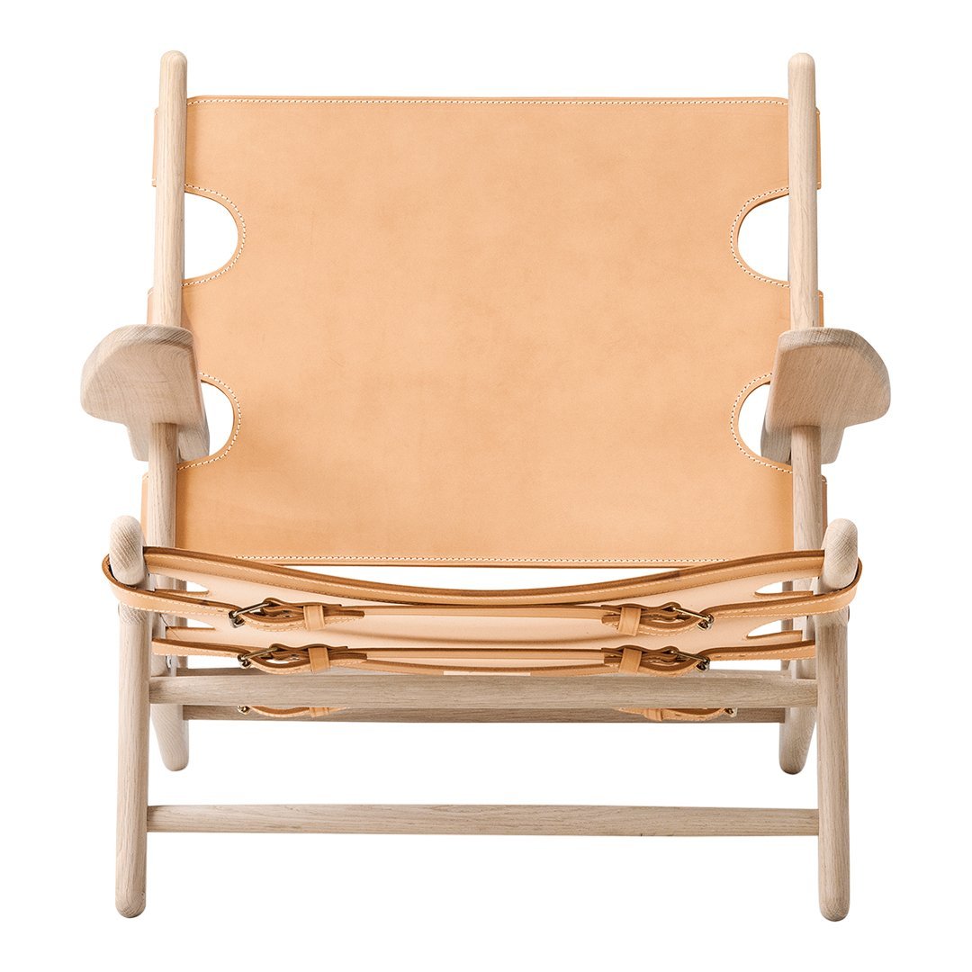 Borge Mogensen Hunting Chair - Classic Danish Mid-Century Modern Lounge Chair for Living Room, Study & Outdoor Use