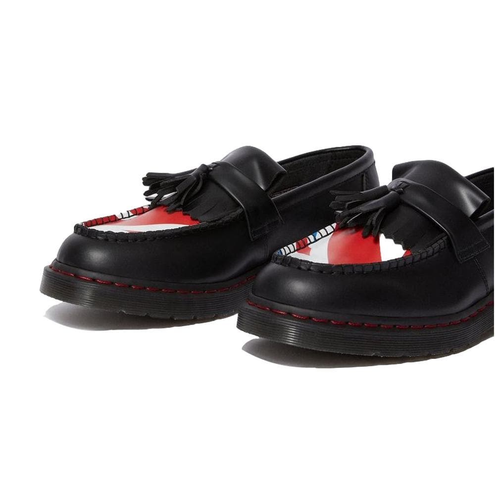 Dr. Martens COLLAB ADRIAN Black Leather Loafers - Stylish & Comfortable for Work, Casual & Office Wear