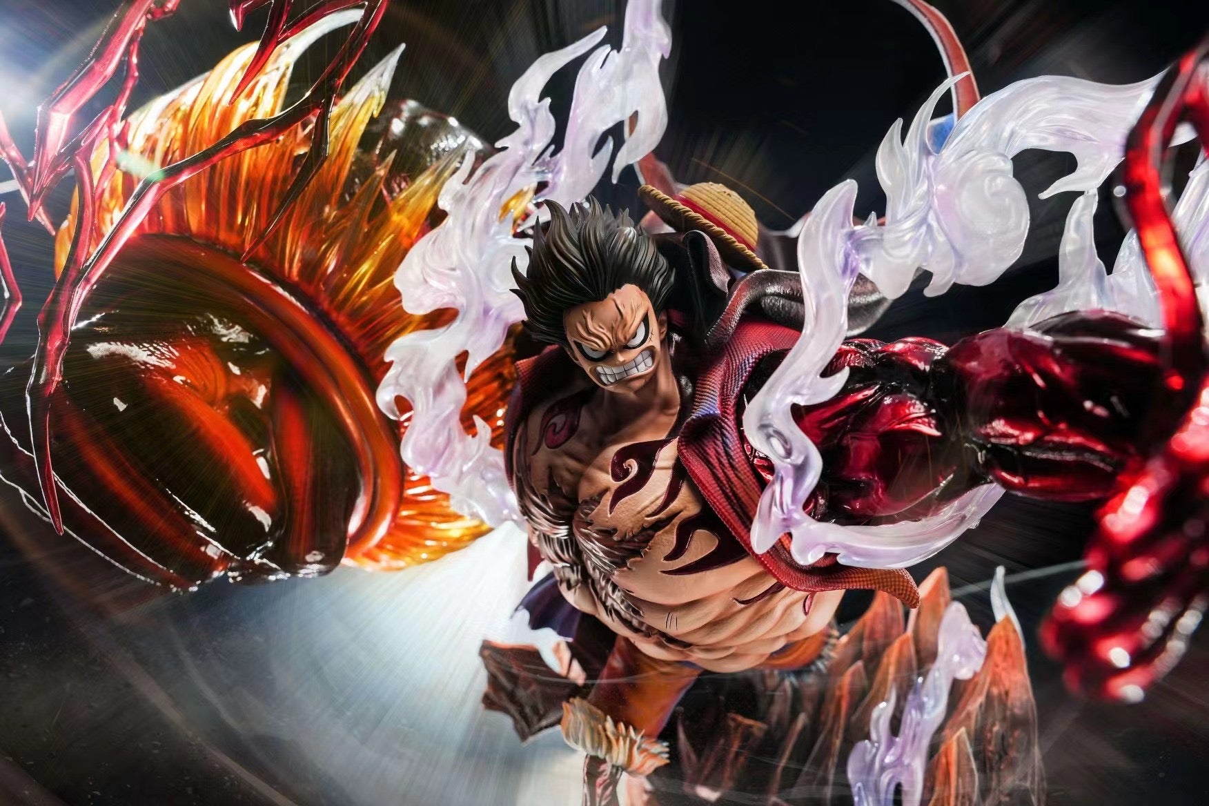 Reset Studio One Piece Luffy Gear Fourth King Kong Gun Action Figure - Perfect for Anime Collectors, Display, and Gift Giving
