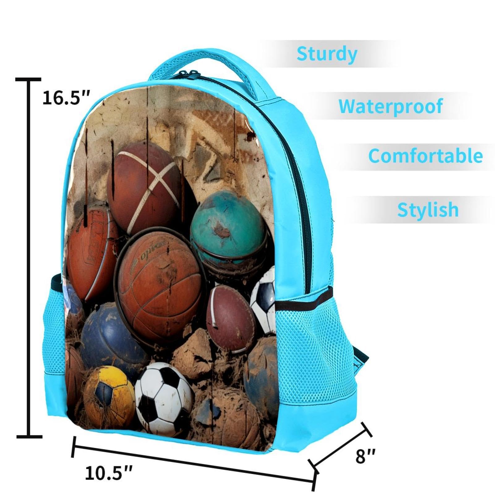 Best Travel Backpack for Men & Women - Durable Sports Backpack for Basketball, Football & Baseball - Perfect for Gym, School & Outdoor Adventures