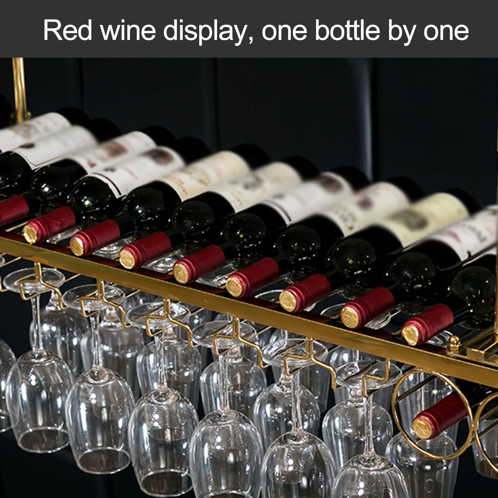 V3VOGUE Ceiling Mounted Wine Glass Rack - 24