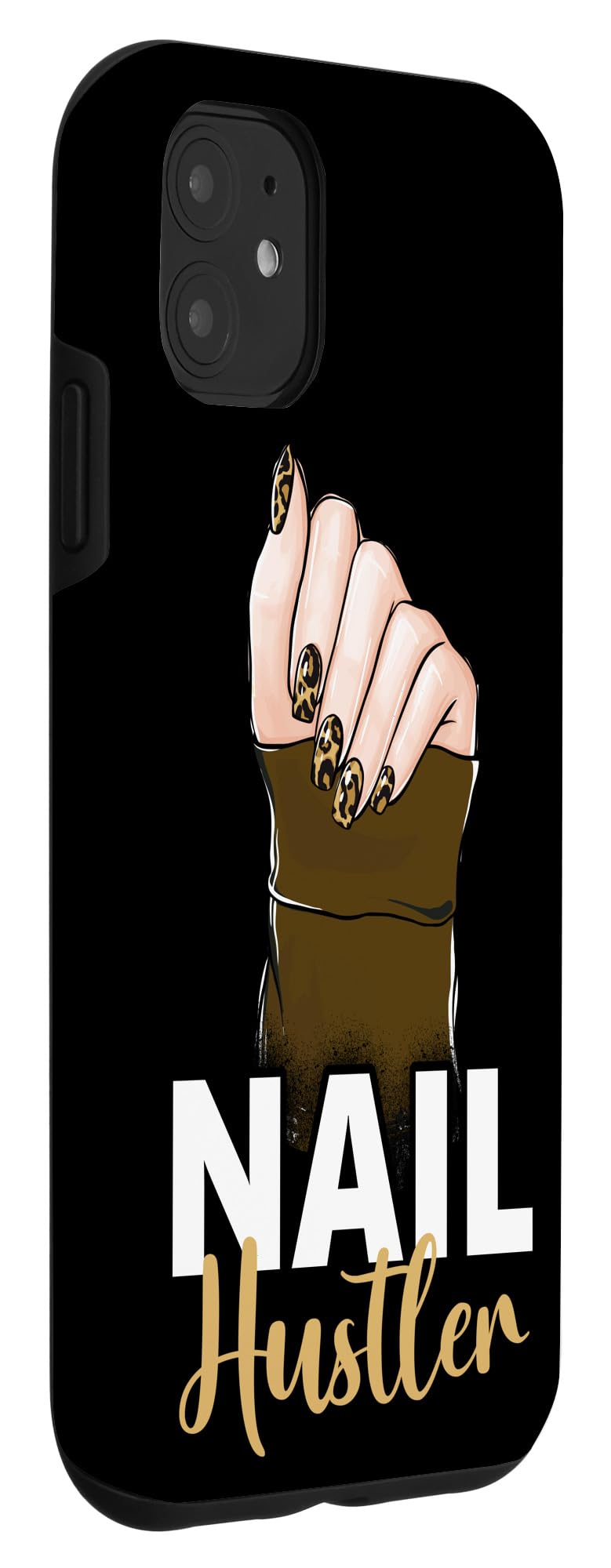 iPhone 11 Case for Nail Technicians - Durable Nail Polish Holder & Protective Phone Cover - Perfect for Salon Work, Nail Art Studios & Mobile Nail Services