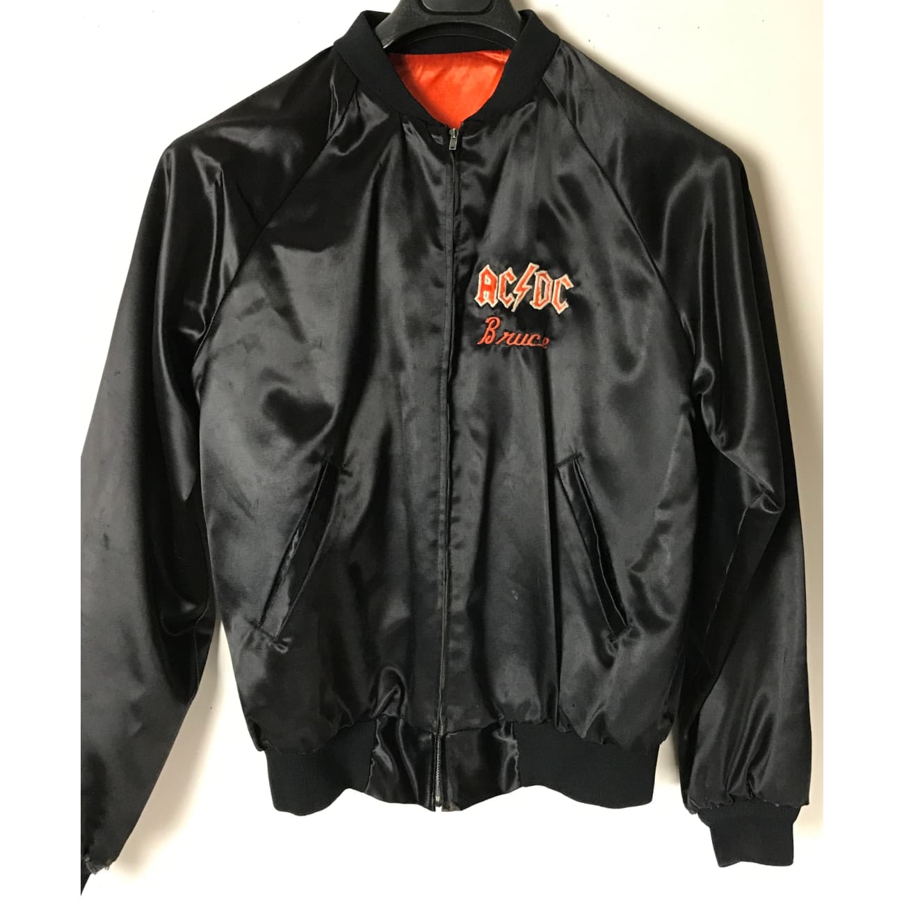 Vintage AC/DC 1981 Tour Jacket - Rare Collectible Rock Band Merchandise for Concerts & Music Fans