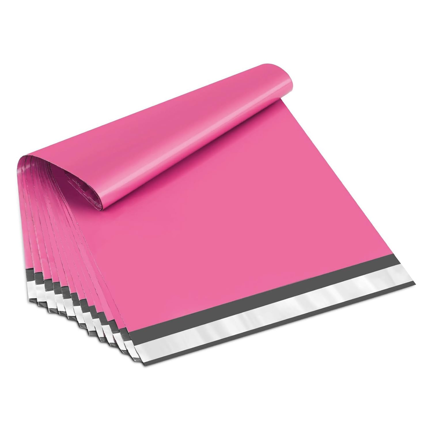 PSBM 7.5x10.5 Inch Pink Poly Mailers - 2000 Pack Glamour Shipping Envelopes with Peel & Seal Adhesive | Perfect for Ecommerce, Subscription Boxes & Retail Packaging