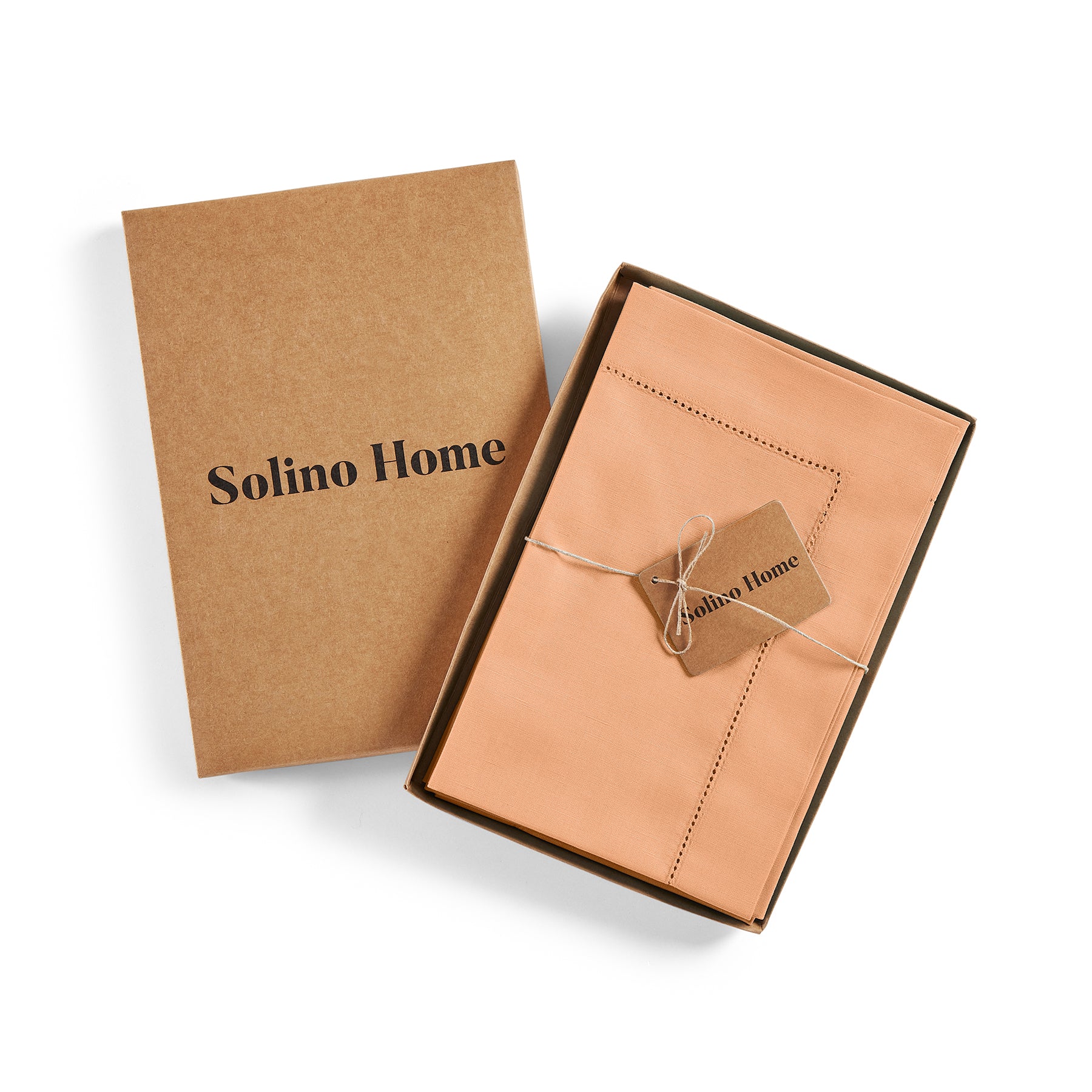 Premium Cotton Linen Hemstitch Napkins Set - 100% Natural Fabric Dinner Napkins for Formal Dining, Wedding, and Special Occasions - Elegant Table Decor for Restaurants and Home Entertaining