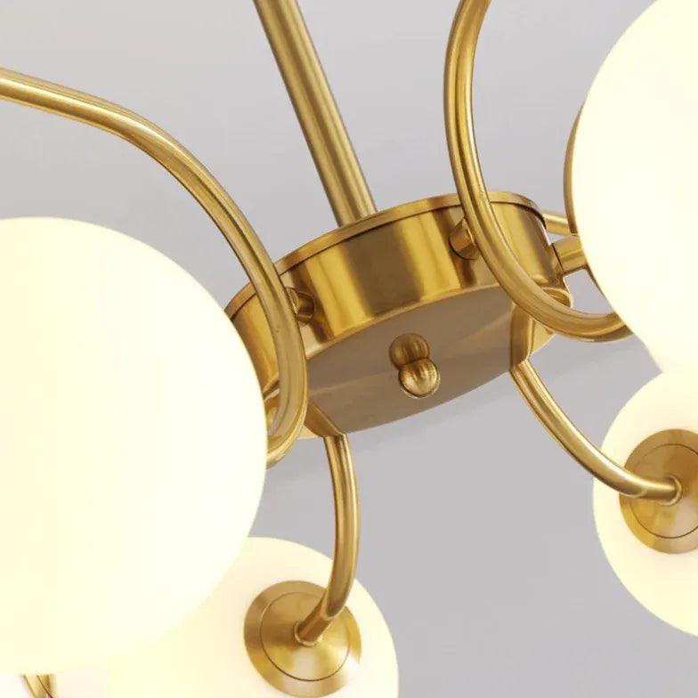 Modern Star Diffusion Chandelier for Living Room - Elegant Ceiling Light Fixture for Dining Room, Bedroom, and Home Decor