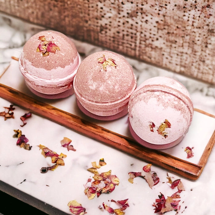 Wild Rose Botanic Bath Bomb – Natural & Aromatherapy for Relaxation | Perfect for Spa Nights & Self-Care