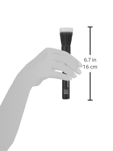 MAKE Cosmetics Expert Stipple Brush No. 12 - Professional Makeup Brush for Flawless Foundation & Blending - Perfect for Airbrush, Liquid & Cream Makeup Application