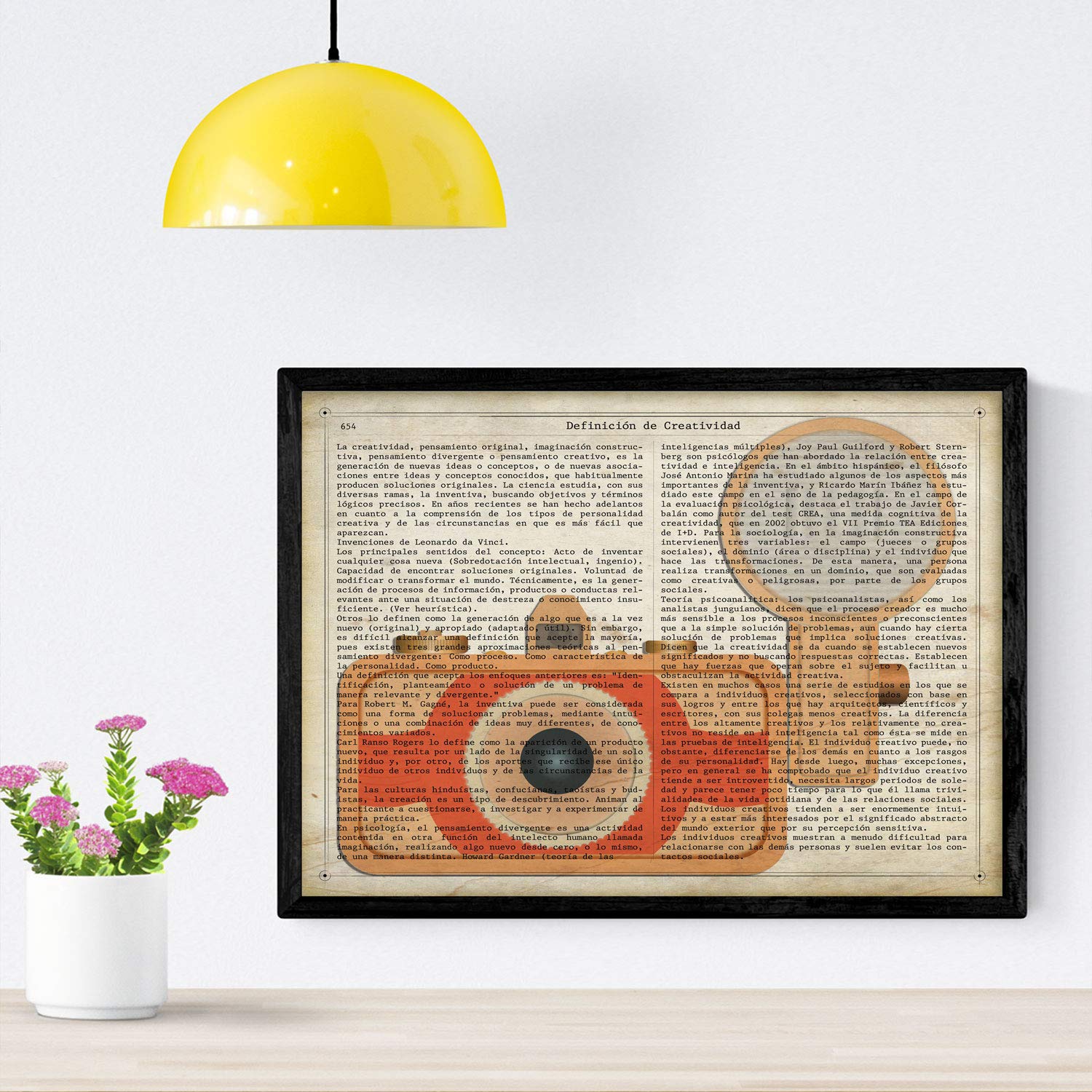 Nacnic Vintage Camera 80 Poster - Retro Photography Wall Art Decor, A4 Size with Frame - Perfect for Home, Office & Studio Decoration