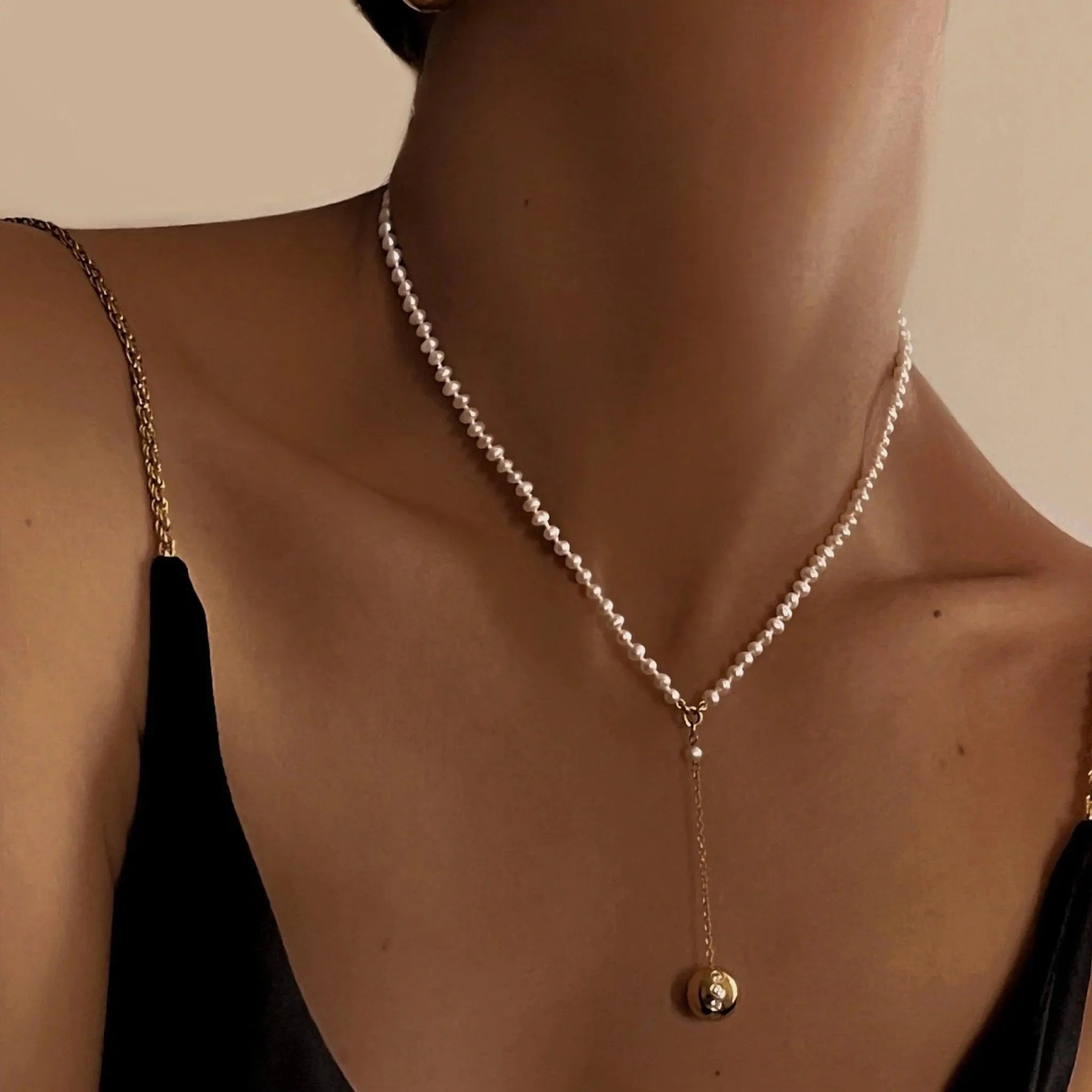 Petite Nuni Necklace - Dainty Gold Plated Pendant for Women | Perfect for Everyday Wear, Date Nights & Special Occasions