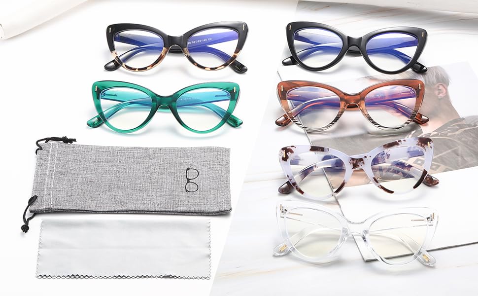 Viseng Women's Oversized Cat-Eye Reading Glasses with Blue Light Blocking - Stylish Computer Glasses for Work & Screen Time (Black/Tortoise +1.0) - Perfect for Office, Reading & Digital Eye Strain Relief