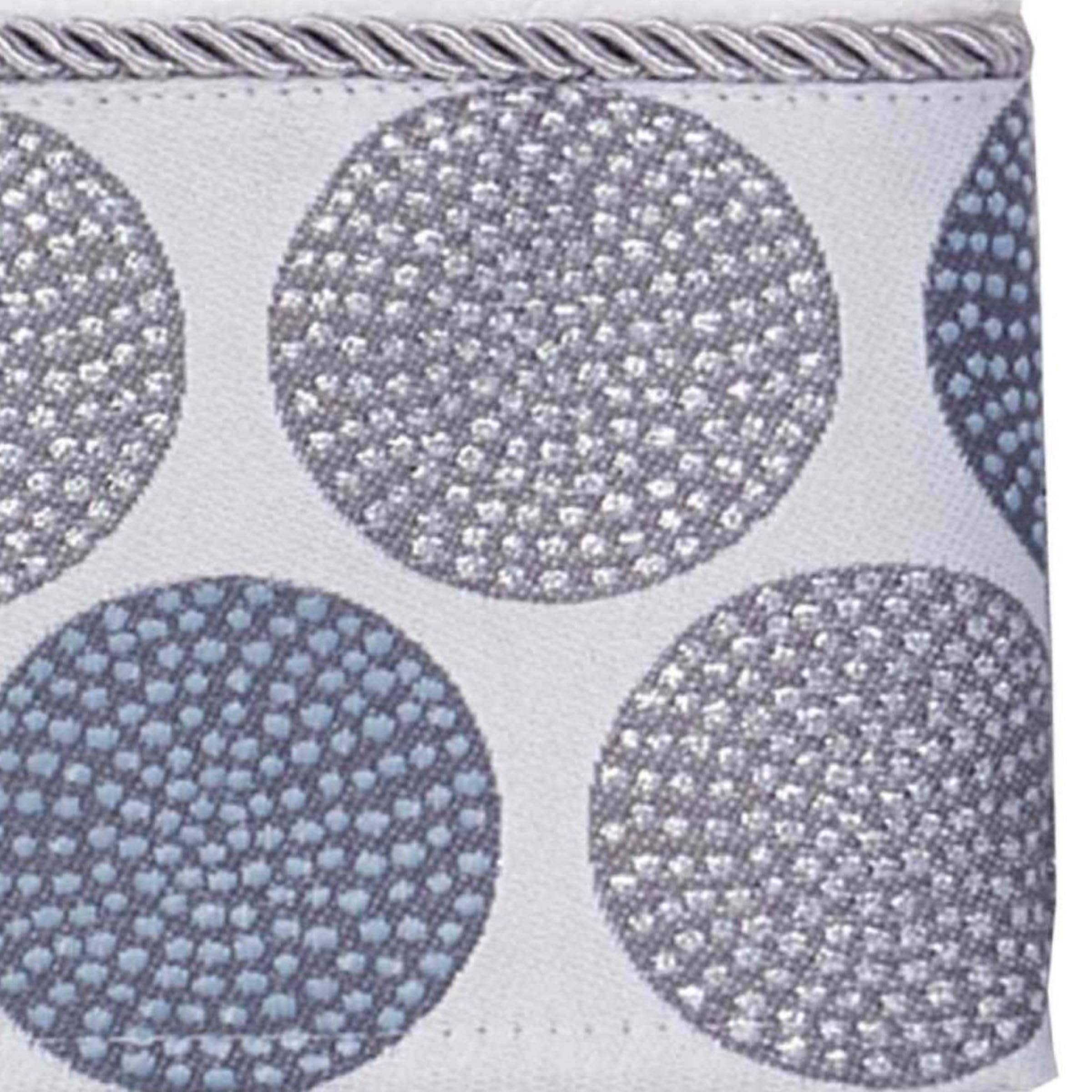 Avanti Linens Premium Cotton Hand Towels - Ultra Soft & Highly Absorbent Bath Towels (Dotted Circles Collection, White) - Perfect for Bathroom, Kitchen & Guest Use