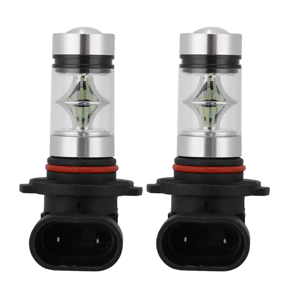 9005 H10 9145 LED Headlight Bulbs - 2PCS 8000K Ice Blue 100W Super Bright Fog Lights for Cars, Trucks, SUVs - Perfect for Night Driving & Off-Road Adventures