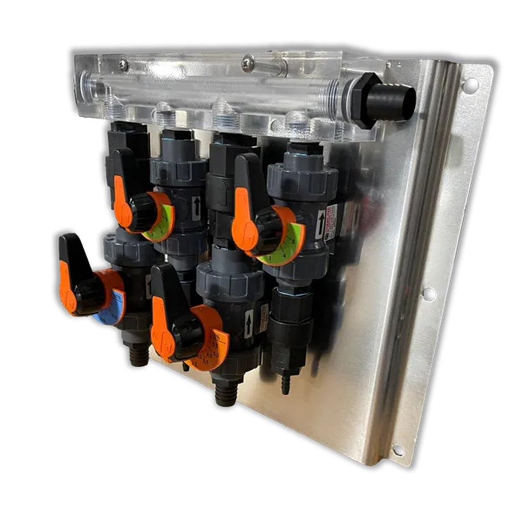 Hydro Mixer V4 12 Proportioning Blend Manifold for 12V Pumps up to 5.5 GPM (1/2