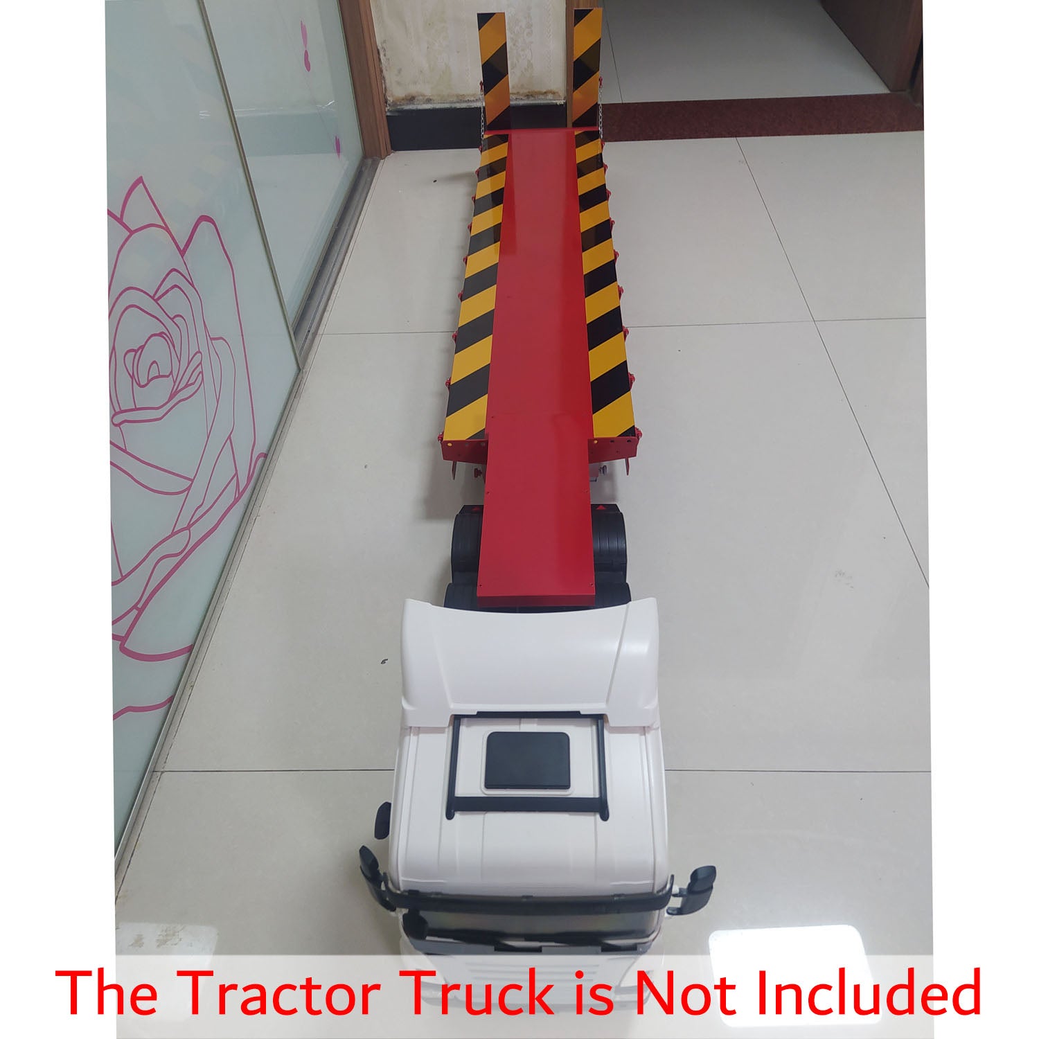 1/14 Scale Metal 5-Axle Semi Trailer for RC Tractor Trucks - DIY Assembled Radio Controlled Construction Vehicle Toy - Perfect for RC Enthusiasts & Collectors - Great Gift for Kids & Adults - Ideal for Construction Site Play & Display Scenes