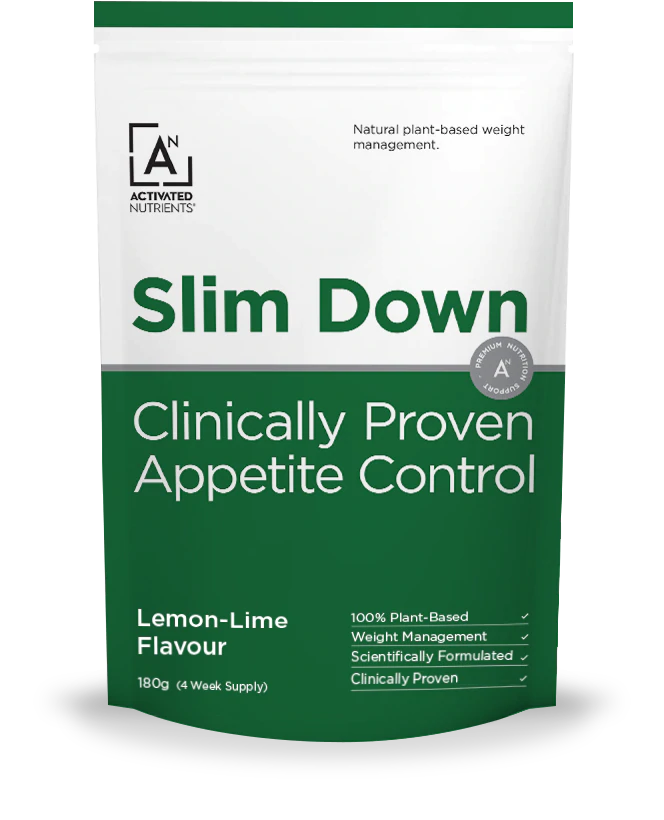 Activated Nutrients Slim Down Lemon Lime - Natural Weight Loss Supplement for Detox & Metabolism Boost | Perfect for Daily Wellness & Fitness Routines