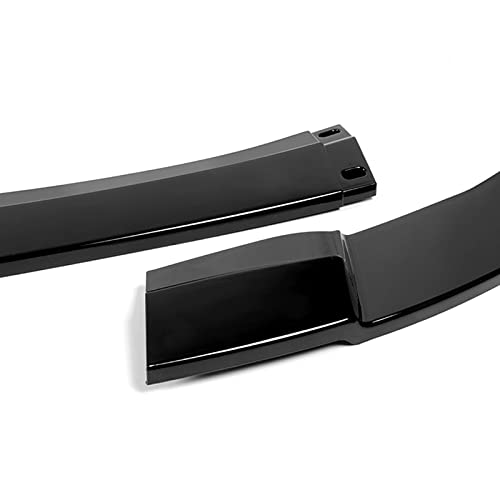 3PCS Front Bumper Lip Kit for 2012-2017 Hyundai Veloster Base | STP-Style Splitter Trim Protection Spoiler | Black Air Dam Chin Diffuser | Enhances Aerodynamics & Sporty Look for Street Racing & Car Shows