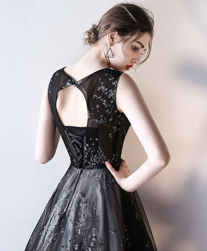 Elegant Black Tulle A-Line Short Prom Dress for Homecoming - Perfect for Dances, Parties & Special Occasions