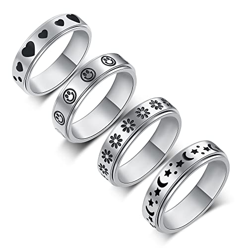 4 PCS Silver