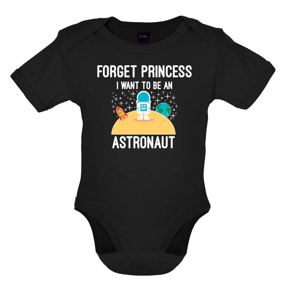 Organic Baby Bodysuit - Astronaut Princess Design | Soft & Comfortable for Infants | Perfect for Playtime, Daycare & Photo Shoots