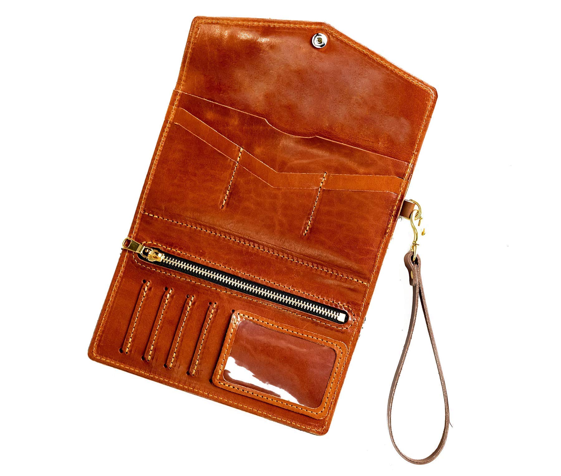 Women's Genuine Leather Clutch Wallet - Slim Trifold Design with RFID Protection | Perfect for Evening Events, Travel & Everyday Use